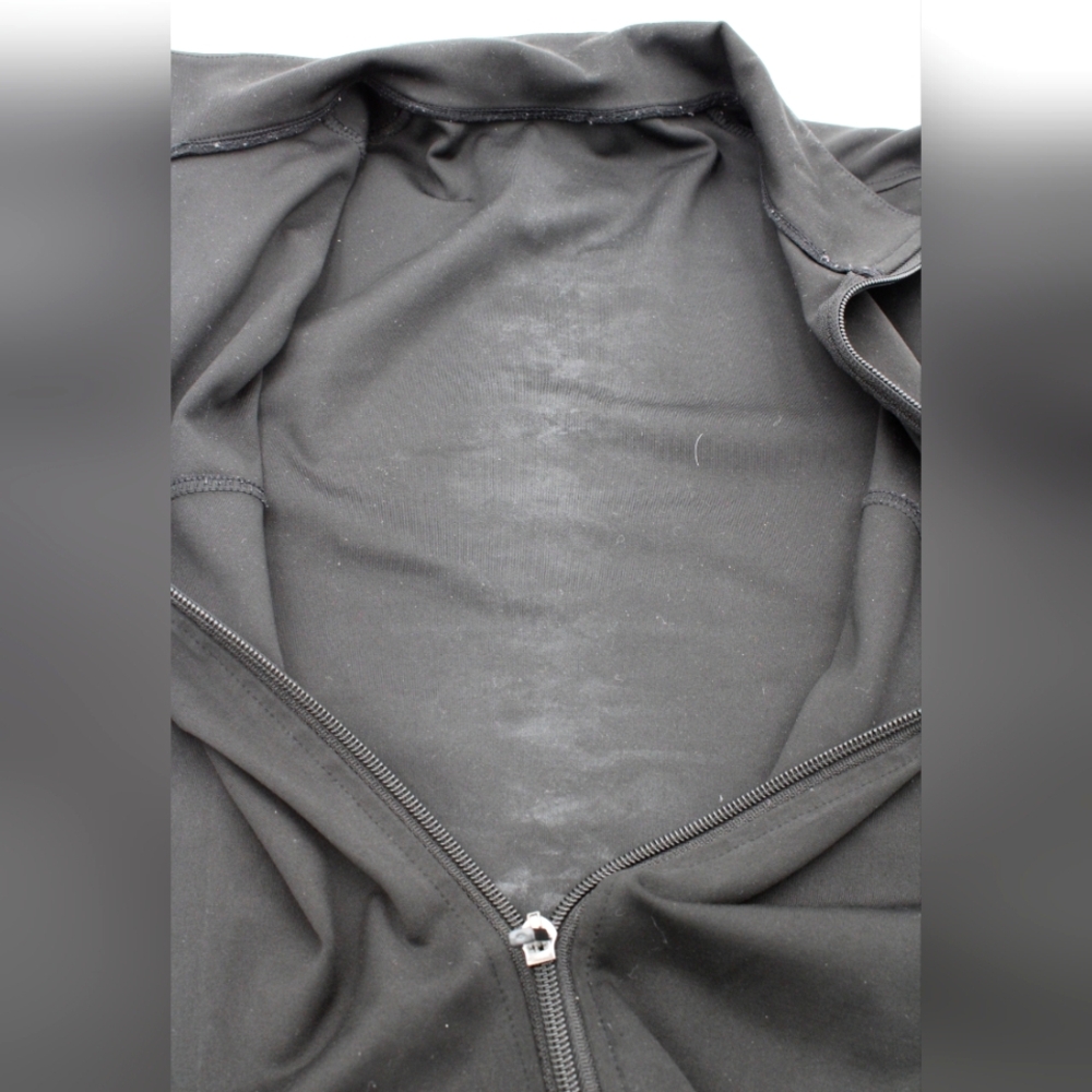 Shein Black Full-Zip Athletic Jacket – Size S - Picture 4 of 5